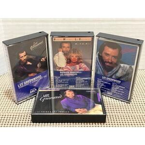 Lee Greenwood Cassette MCA Country Barbara Mandrell Lot Of 4